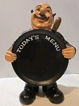 Restaurant Chef Waiter Table Counter Top Today's Menu Board 13" Tall 8" Wide. Fixed Price $31.11.