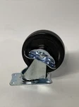Waxman 4326499LW 4" Rubber Plate Swivel Caster Wheel With Brake New. Fixed Price $22.00.
