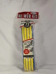 Wellington Re-web Kit 72 Ft Yellow Blue White Stripe. Lawn Chair Vtg New. Fixed Price $19.90.
