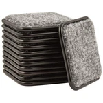 Softtouch 2-1/2" Square Reusable Carpet Inch, 12 Pack, Brown/gray. Fixed Price $15.90.