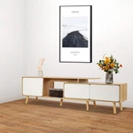 Stand Entertainment Center Media Console For With Storage Cabinet Shelve. Fixed Price $146.99.