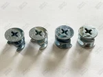 Ikea Cam Lock Nuts, Part # 103430 (4 Pack) - New Usa Shipped. Fixed Price $8.99.