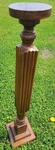 Victorian Style Wooden Pedestal Column Stand Candle Holder Beautiful Design. Fixed Price $250.00.