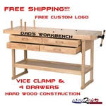 Hard Wood Garage Work Bench Table Reloading Machine Shop Similar Gladiator Hobby. Fixed Price $449.99.