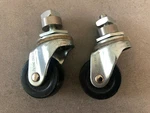 Uchimura Works 40 X 17 Tokyo Packing Caster - Lot Of 2 Heavy Duty Swivel Wheels. Fixed Price $12.99.