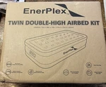 Air Mattress With Built-in Pump Double Height Inflatable Twin 18 Inch 76" 38". Fixed Price $37.00.