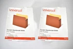 Universal Expansion File Pockets Straight Tab Letter Size 20 Pack UNV15262. Fixed Price $20.29.