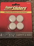 Waxman 4-PACK 1-1/4-IN Round Adhesive Backed Plastic Carpet Slider. Fixed Price $9.99.