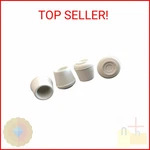 Shepherd Hardware 9117 1/2-INCH Inside Diameter Rubber Leg Tips, 4-PACK, White. Fixed Price $12.76.
