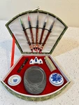 Chinese / Japanese Calligraphy Set - Treasures Of The Scholar's Table Vintage. Fixed Price $38.00.