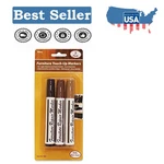Versatile Brown Furniture Touch-up Markers Fast Drying & Scrub Resistant. Fixed Price $9.89.