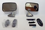 New Pair Of Door Mirrors Reproduction Original For Mgb 1974-80 Made Uk. Fixed Price $124.95.