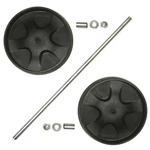 Rubbermaid FG6173L90000 Wheels & Axle For 1805985, 1861430, 2646, Carts. Fixed Price $52.00.