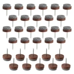 32 Pcs 20MM Brown Nail On Felt Furniture Feet Pad Wood Floor Protector Glide. Fixed Price $17.67.