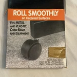 New Replacement Chair Mat Casters Master Roll Smoothly Set Of 4. Fixed Price $18.00.