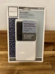 Realspace Pack Of 4 Reusable Furniture Square Sliders 2.5" For Use On Carpets. Fixed Price $8.25.