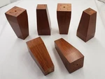 Brown Tapered Wood Sofa Couch Chair Ottoman Furniture Table Feet, 6", Legs. Fixed Price $36.95.