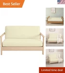 Queen Size Armless Futon - 100% Egyptian Cotton Slipcovers Zip.... Fixed Price $78.86.