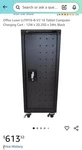 Luxor LLTP12-B 12-LAPTOP / Chromebook Compact Charging Cart. Fixed Price $520.00.