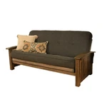 Washington Frame-rustic Walnut Finish-linen Charcoal Mattress. Fixed Price $736.67.