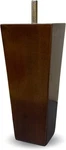 7" Wood Tapered Pyramid Walnut Sofa/chair/ottoman Replacement Legs -set 4. Fixed Price $32.99.