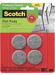 Scotch Heavy Duty Felt Furniture Pads 4 Pcs 1.5" Gray. Fixed Price $8.28.