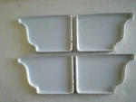 ( + ) Amerimax Home Products 27006 Right End Cap /27005 Left , White. Fixed Price $16.98.