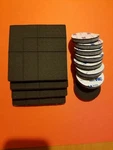 Sliptogrip Non Furniture Pad Grippers With Adhesive Side Combo Pack 4" 2". Fixed Price $10.99.