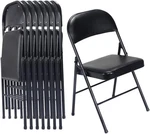 Simpli-magic 6 Black Padded Folding Chairs With Cushion Pack,. Fixed Price $184.17.