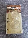 Vintage Kf Clear Spiked Caster Cups 1-3/8" Id Carpet Protectors Set Of 4. Fixed Price $14.99.