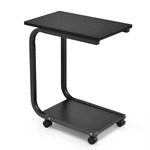 2 Tier Coffee Sofa Side End Table Tv Snack Stand Rolling Over Bed Laptop Pc Desk. Fixed Price $27.99.