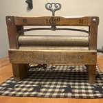 Final Markdown. Lovell Antique Manual Clothes Wringer Wood & Metal Top-loading.. Fixed Price $149.99.