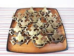 14 Vtg Keeler Brass Co. Kbc Batwing Dresser Drawer Bail Pulls Distressed Lot Set. Fixed Price $54.95.
