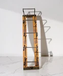 Unique Wooden Arched Wine Rack, Wall Mounted 28 Long 7.25" Wide Bar Gift. Fixed Price $17.99.