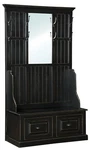 Amish Hall With Storage Bench Entryway Coat Trees. Fixed Price $1971.89.
