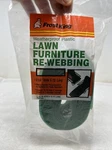 Frost King Vintage Weatherproof Plastic Lawn Furniture Re-web Kit Green PW72G. Fixed Price $11.36.