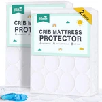 Crib Mattress Protector Sheets Waterproof 2 Pack, Quilted Pad Cove. Fixed Price $28.97.