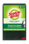 3M Scotch Brite Heavy Duty Scour Pads, 8 Green. Fixed Price $10.00.