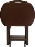 Winsome Wood Tv Tray Set Antique Walnut. Fixed Price $127.98.