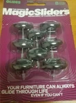 8 Pcs The Original Magic Sliders Nail On Glides 1.25 Inch Easy Furniture Mover. Fixed Price $10.95.
