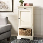Safavieh Raven Tall Storage Unit Distressed Cream. Fixed Price $171.09.