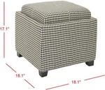 Safavieh Harrison Single Tray Ottoman, Reduced Price 2172734135 HUD8233J. Fixed Price $96.00.