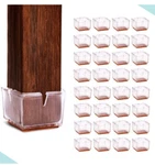 Melonboat 32 Pack Chair Leg Floor Protectors Square 1-1/4" 1-3/8". Fixed Price $18.50.