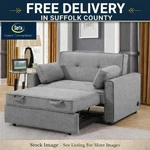 Serta Dream Convertibles Sleeper Loveseat Pull-out Bed Suffolk Co.. Fixed Price $150.00.