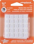 Hardware 9957 3/8-INCH Self-adhesive Felt Furniture Pads, 75-PACK, White. Fixed Price $11.00.