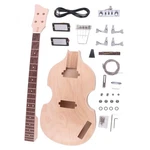 Diy 4 String BB2 Electric Bass Guitar Kit Unfinished Maple Neck Silver Part. Fixed Price $159.00.