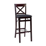 Linon Triena X Back Folding Bar Stool. Fixed Price $133.26.