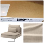 Ikea Soderhamn Cover For 1-SEAT Section, Hillared Beige 105.577.72 New. Fixed Price $79.00.