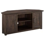 Crosley Furniture Camden 48"RUSTIC Wood Corner Tv Stand In Dark Walnut. Fixed Price $247.88.