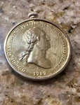 George Washington Peace & Friendship Bronze Medallion Pendant Mirror Finish. Fixed Price $34.99.